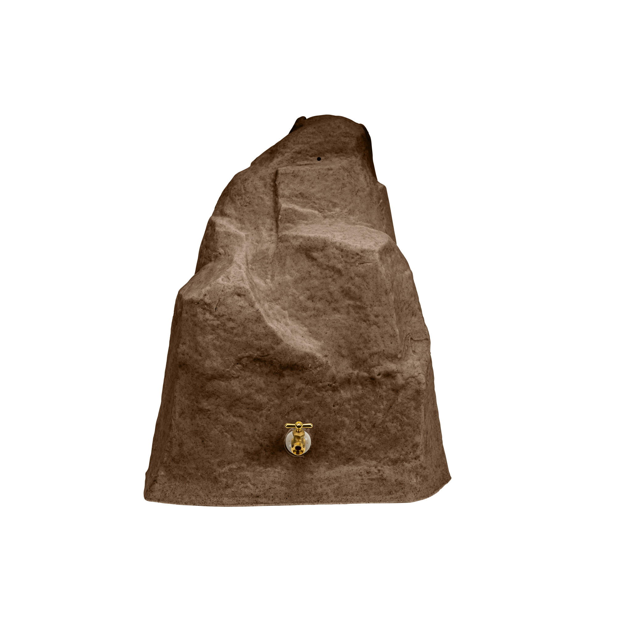 Good Ideas Rain Wizard Rock Rain Barrel — 42-Gallon Capacity, Red Brick, Model# RWWR42-RED